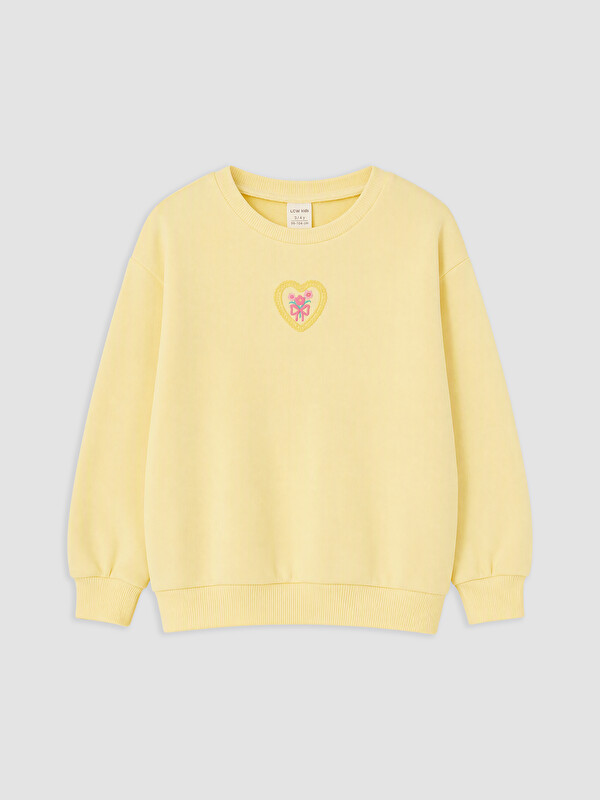 LCW Kids Girl Yellow Sweatshirt