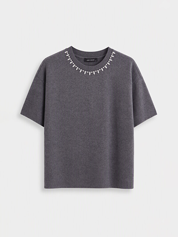 LCW Vision Rhinestone Women's Knitwear Sweater