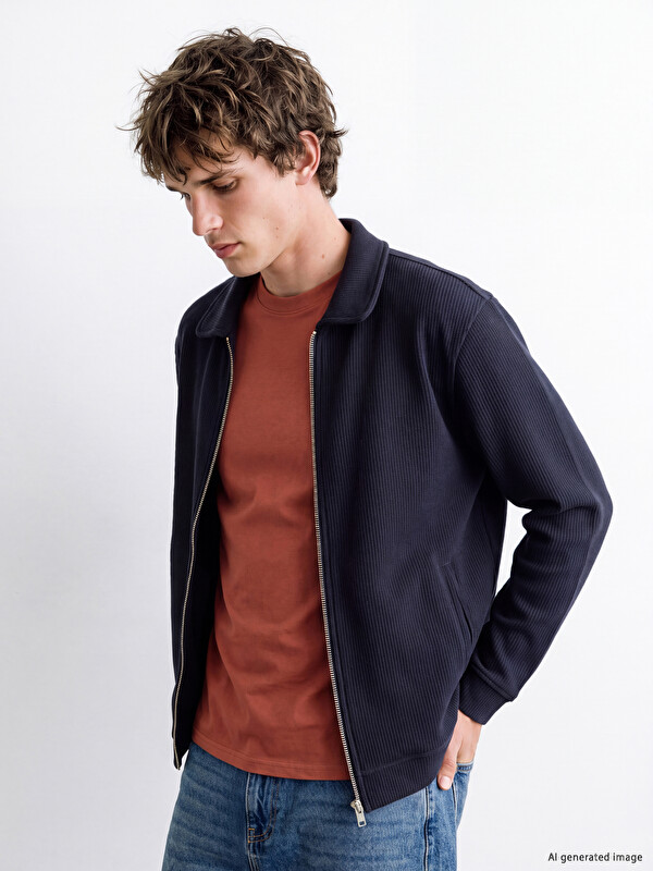 LCW Vision Regular Fit Erkek Triko Hırka