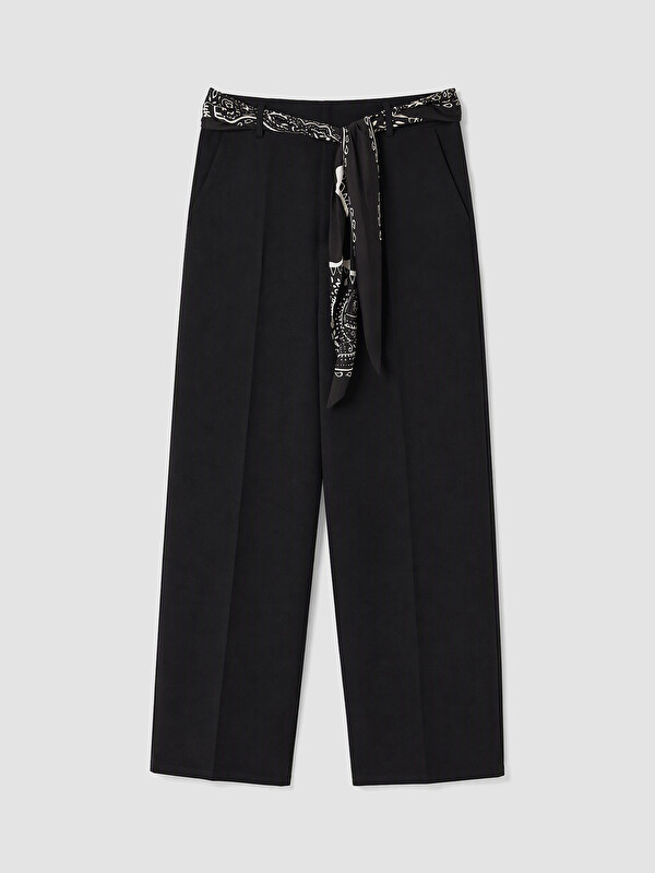 LCW Vision Scarf-Waisted Women's Trousers