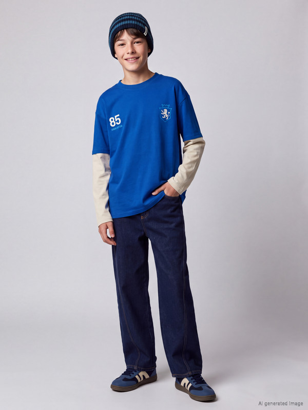 LCW Kids Baggy Fit Erkek Çocuk Jean Pantolon