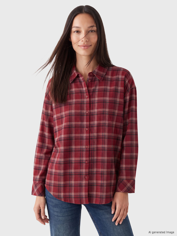 LCW EVERYDAY Plaid Women's Flannel Shirt