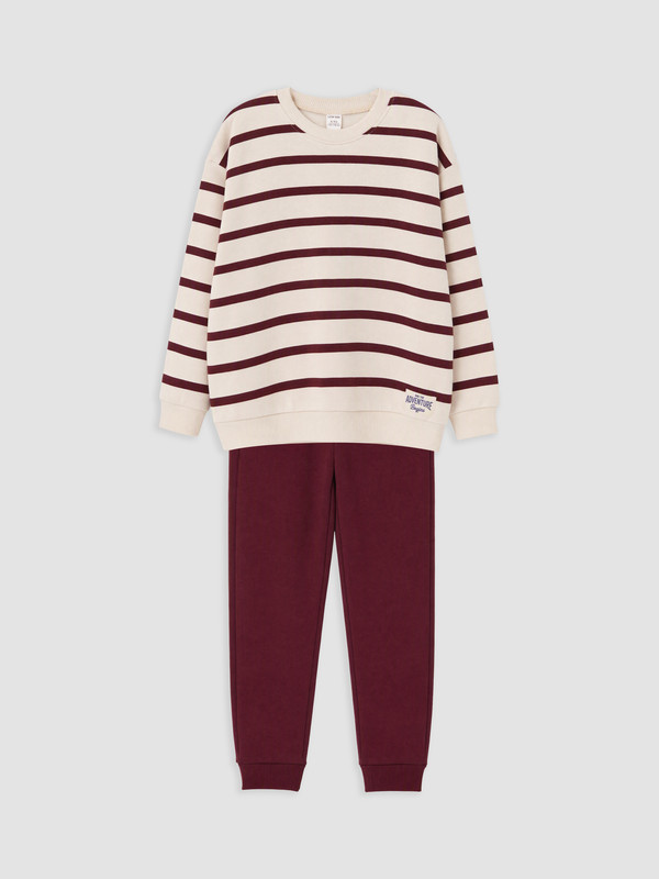 LCW baby Boy Bordeaux Set
