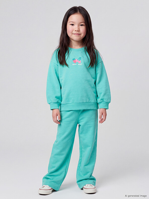 LCW Kids Embroidered Girls' Set