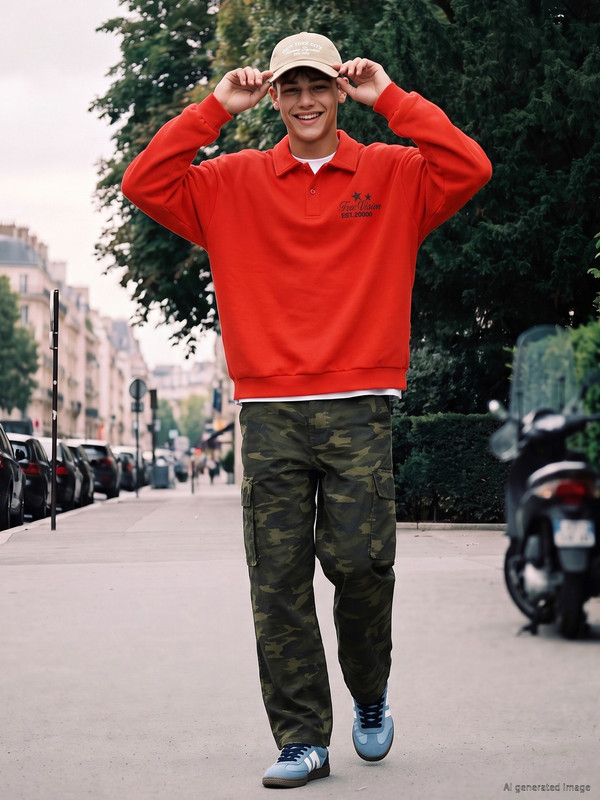 LCW Kids Camouflage Patterned Boys' Cargo Trousers