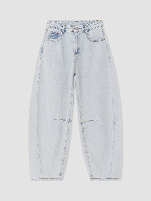 LCW Teen Barrel Fit Teenage Girls' Jeans