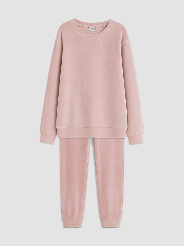 LCW Kids Djevojčica Roze Pidžama set