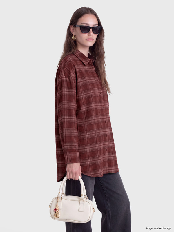 LCW Modest تونیکی کراسی ژنانه‌ی چوارخانە