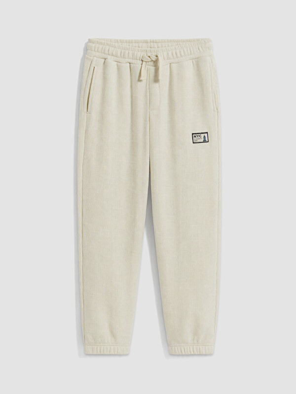 LCW baby Boy Beige Jogger Sweatpants