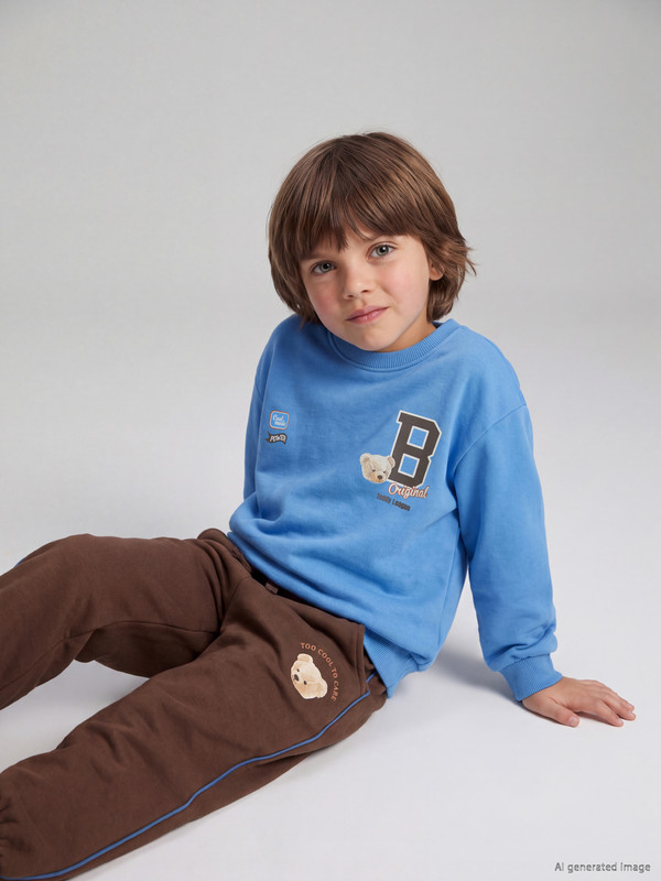 LCW Kids Printed Boys' Thick Sweatshirt