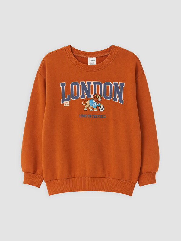 LCW baby Boy Orange Sweatshirt
