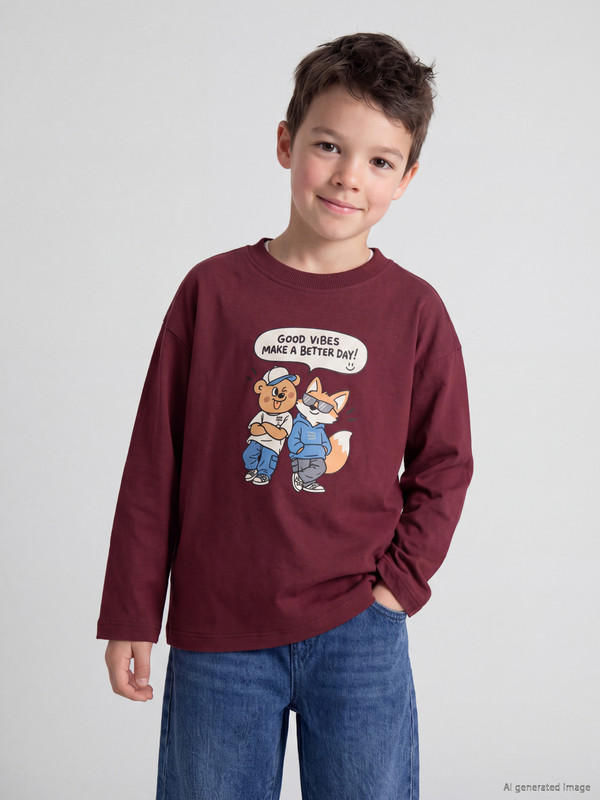 LCW Kids Printed Boys' T-shirt
