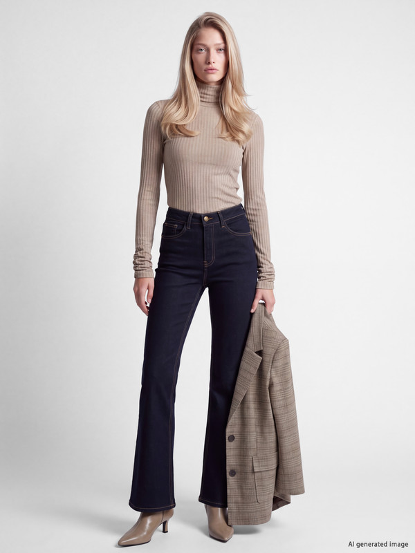 LCW Jeans جينز أسود امرأة