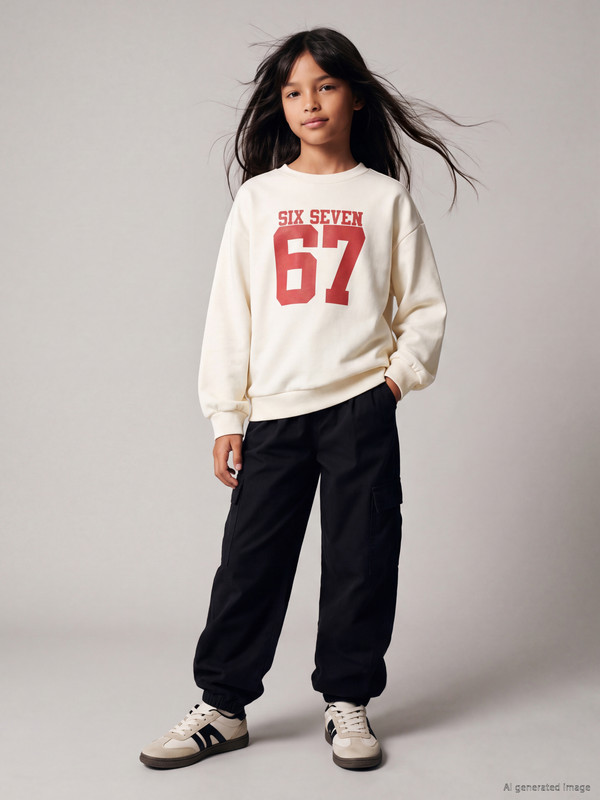 LCW Kids Kız Çocuk Kargo Jogger Pantolon