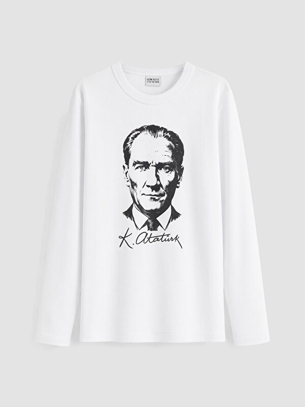 LCW Kids Atatürk Printed Boys' T-shirt