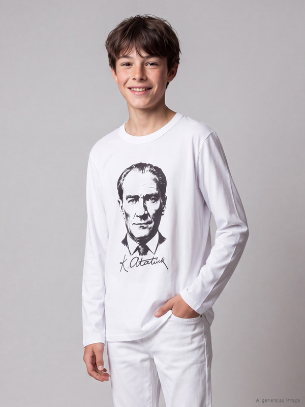 LCW Kids Atatürk štampana majica za dječake
