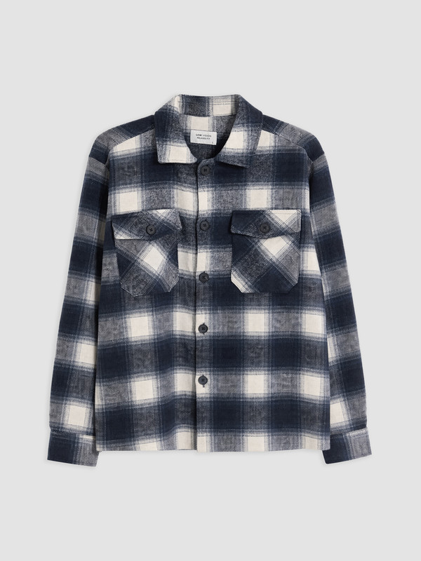 LCW Vision Man Navy Flannel Shirt