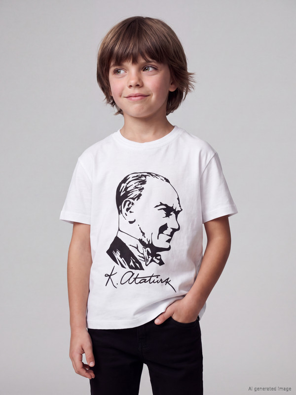 LCW Kids Atatürk Printed Boys' T-shirt