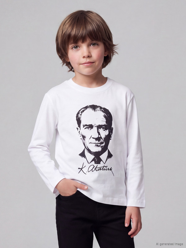 LCW Kids Atatürk Printed Boys' T-shirt
