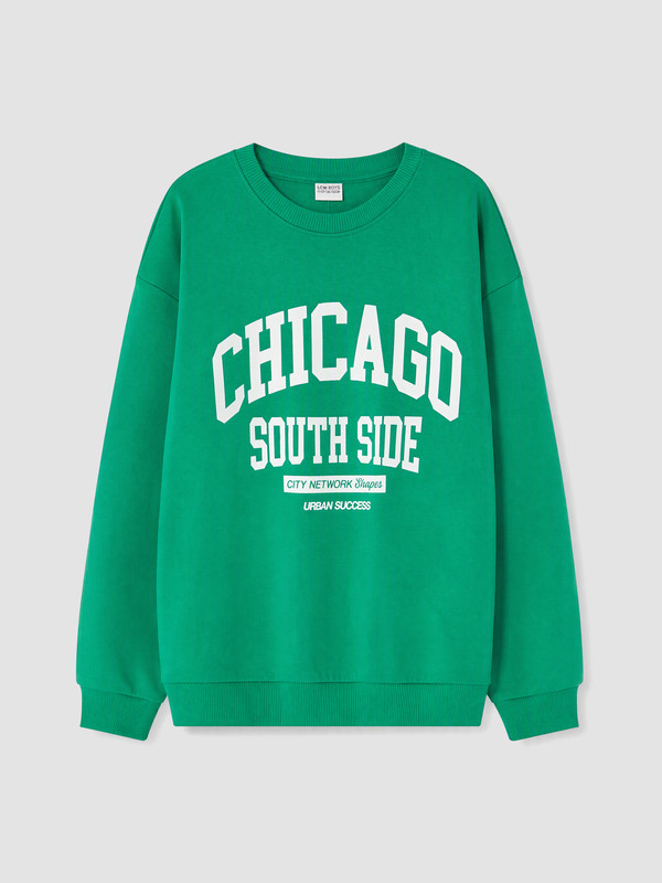 LCW Kids Boy Green Sweatshirt