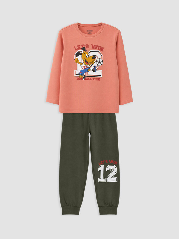 LC WAIKIKI Baskılı Erkek Çocuk Pijama Takım