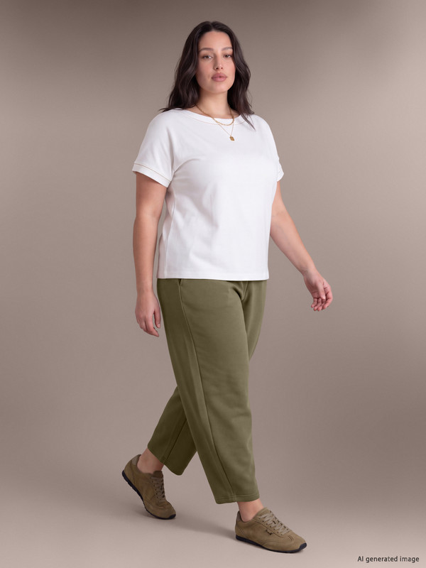 LCW Curve Plus Size Thick Sweatpants