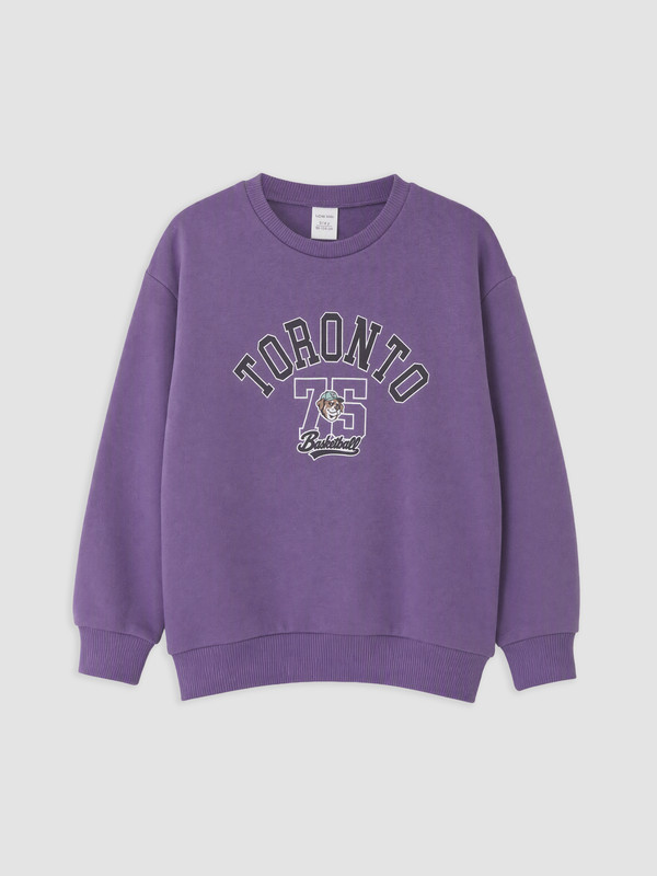 LCW baby Printed Boys' Thick Sweatshirt