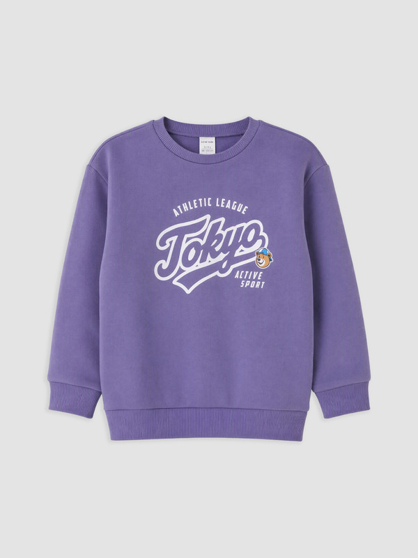 LCW Kids Printed Boys' Thick Sweatshirt