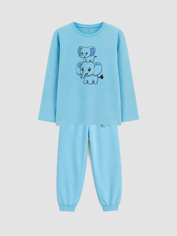 LC WAIKIKI Baskılı Erkek Çocuk Pijama Takım