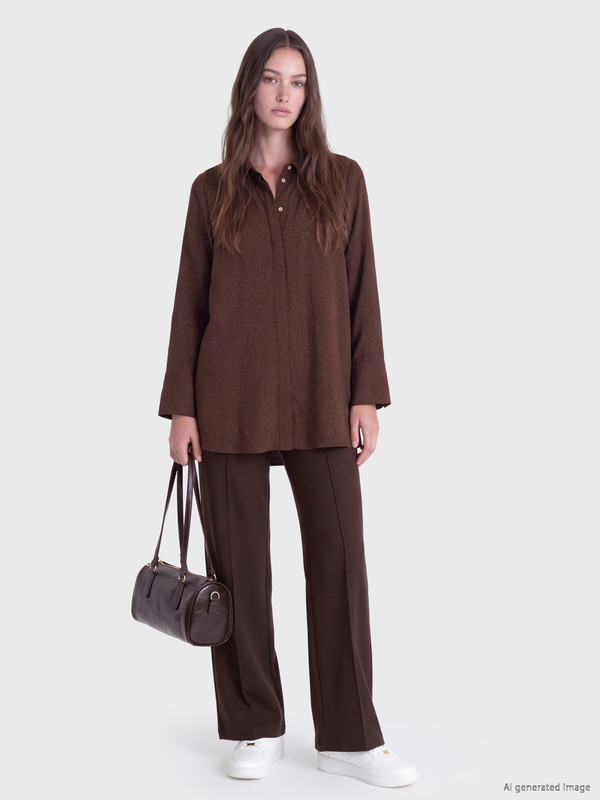 LCW Modest Beli Lastikli Kadın Pantolon