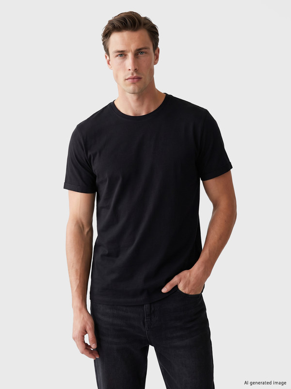 LCWAIKIKI Classic Crew Neck Cotton Men's T-shirt