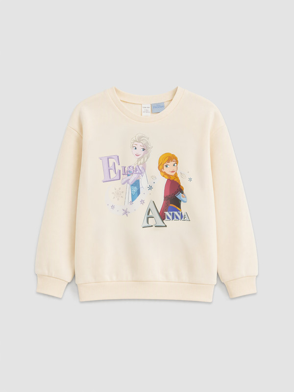LCW baby Girl Ecru Sweatshirt
