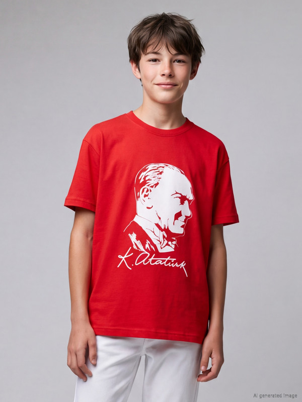 LCW Kids Atatürk štampana majica za dječake