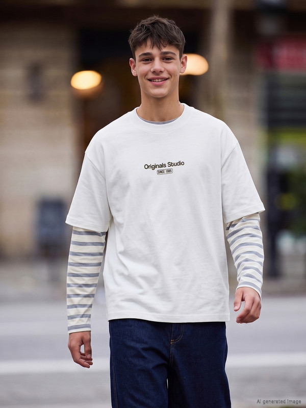 LCW Kids Crew Neck Boys' T-shirt