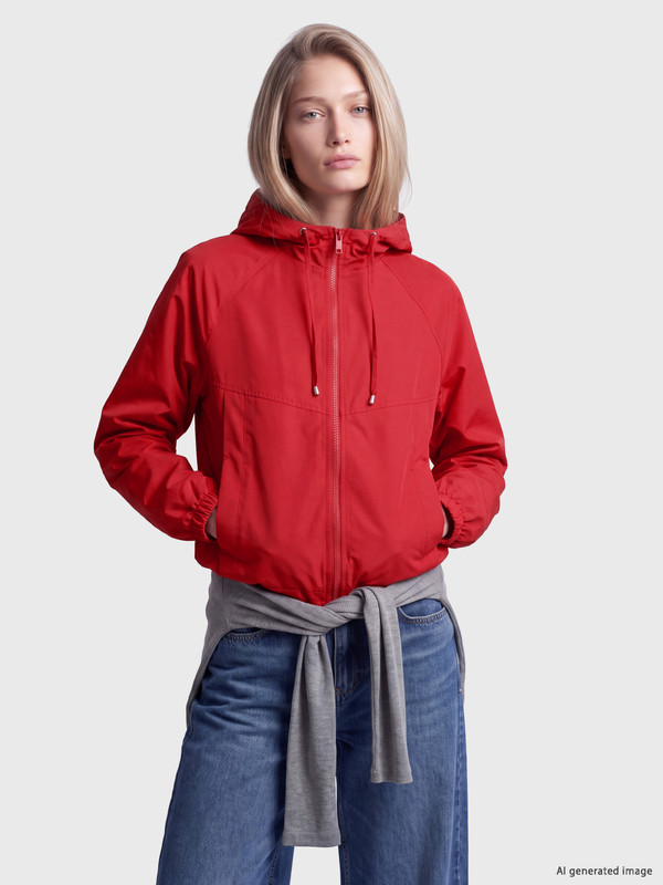 LCW Vision Kapüşonlu Kadın Yağmurluk