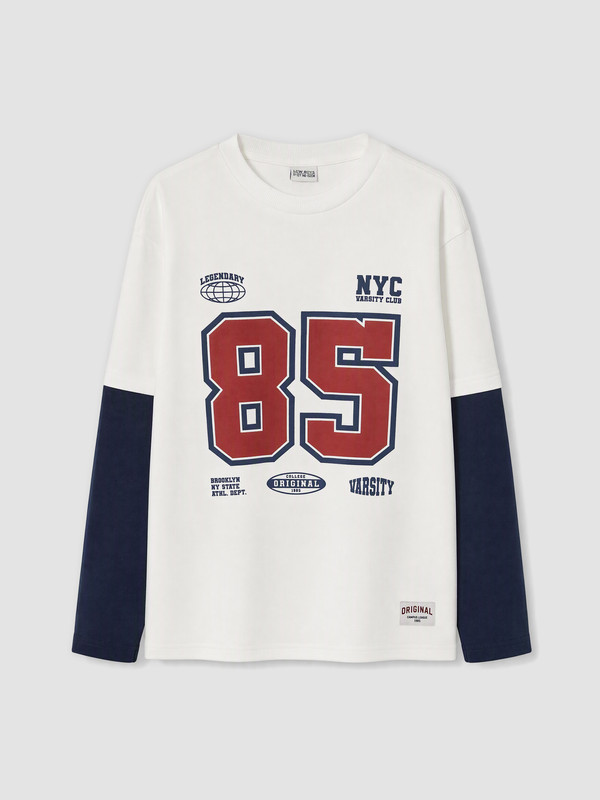 LCW Kids Boy White T-Shirt