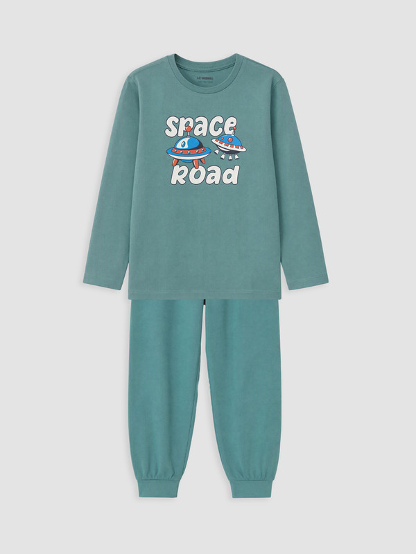 LC WAIKIKI Baskılı Erkek Çocuk Pijama Takımı