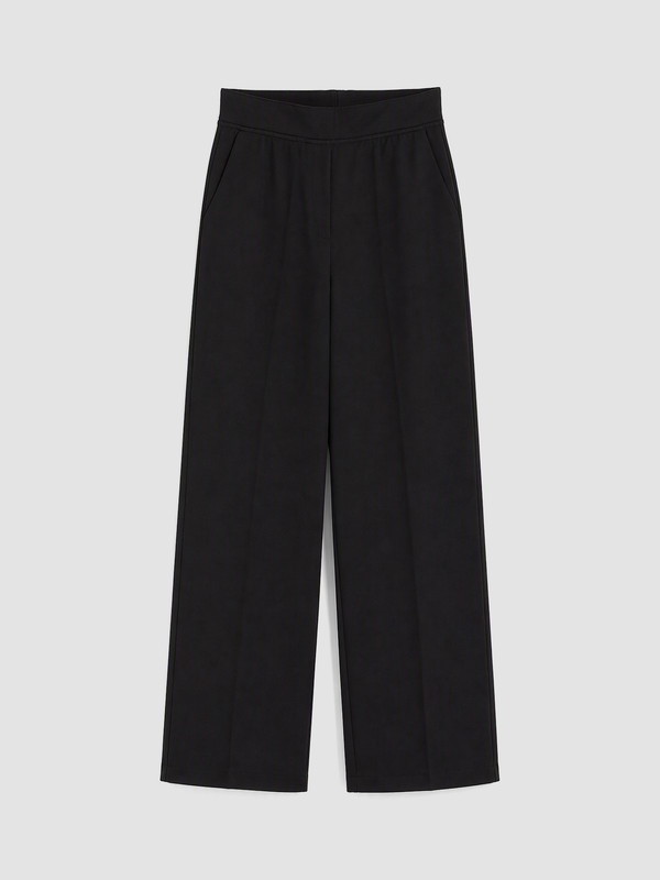 LCW Modest Elastic Waist Wide Leg Trousers