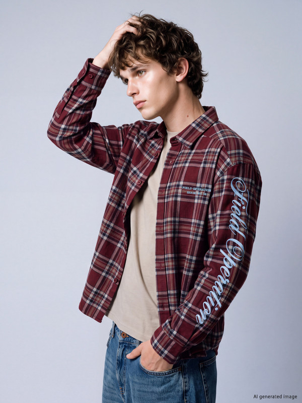 XSIDE Loose Fit Erkek Gömlek