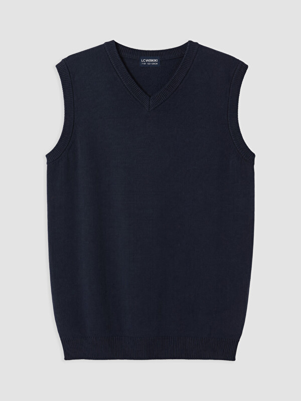 LCW Kids V Neck Basic Boys' Knitwear Sweater Vest