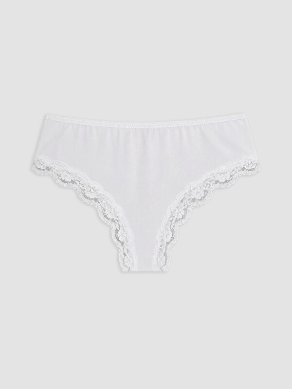 LCW DREAM Lace Detail Brazilian Knickers 3-Pack