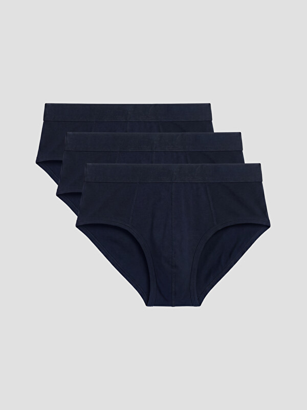 LC WAIKIKI Standard Fit Cotton Stretchy Men's Knickers 3-pack