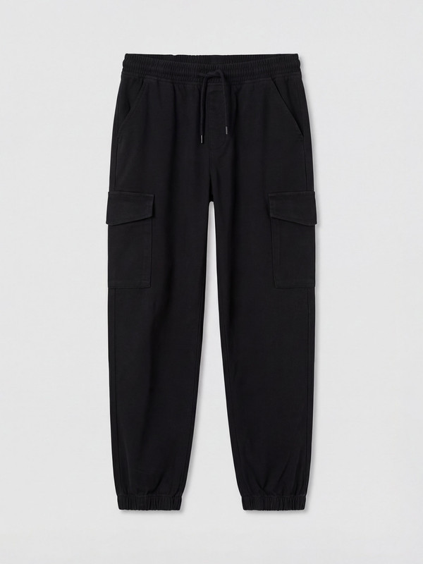 LCW Kids Elastic Waist Boys' Cargo Jogger Trousers