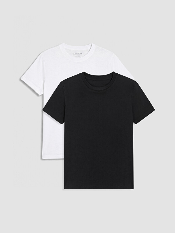 LCW Kids Crew Neck Girls' T-Shirt Set (2 Pieces)