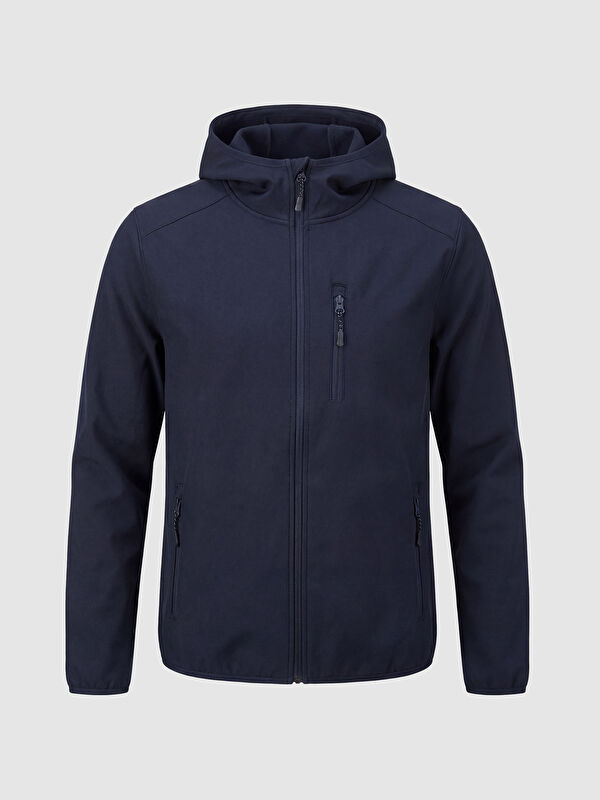LCWAIKIKI Classic Kapüşonlu Softshell Erkek Ceket