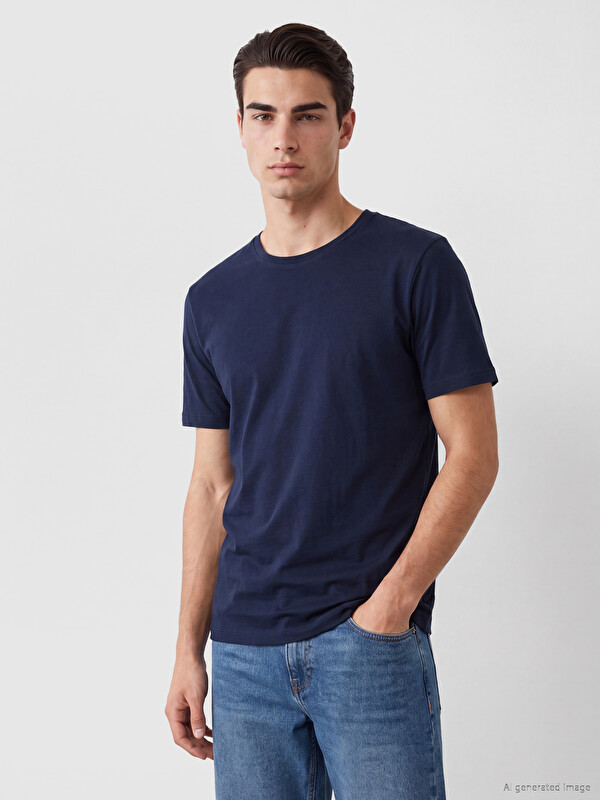 LCWAIKIKI Classic Regular Fit Thin Fabric T-shirt /03