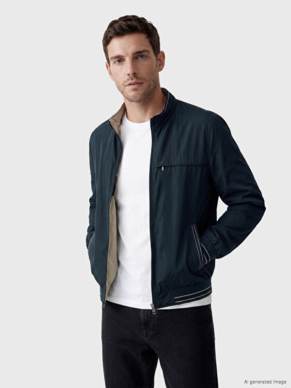 LCWAIKIKI Classic Dik Yaka Erkek Ceket