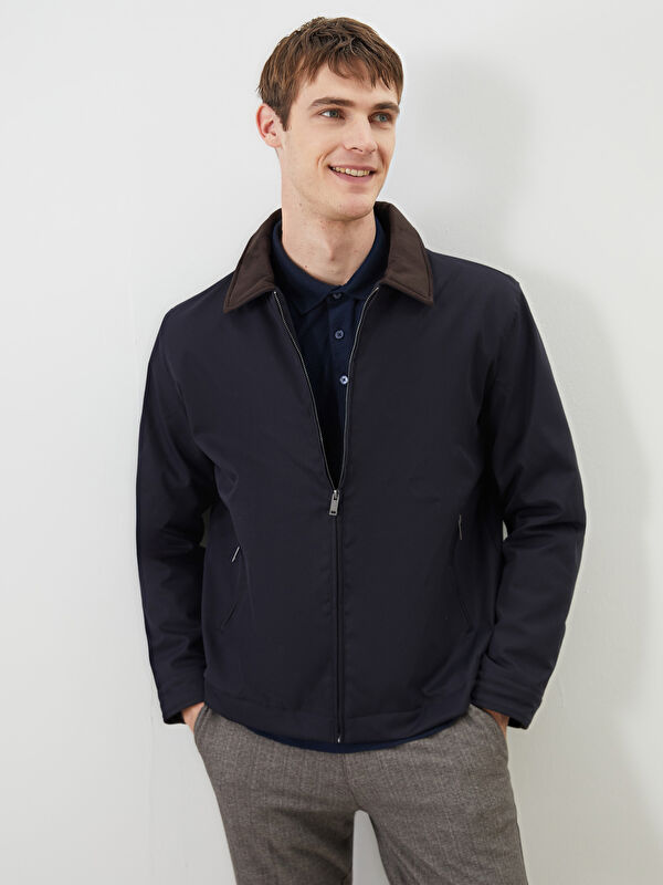 SOUTHBLUE Contrast Collar Men's Jacket