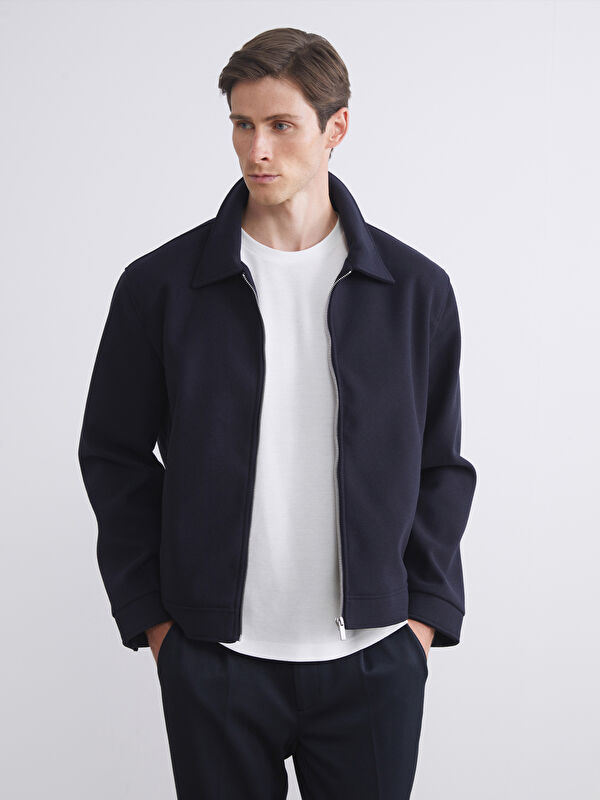 LCW Vision Standard Fit Collared Neck Men's Cachet Coat