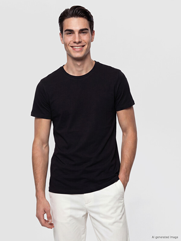 LC WAIKIKI Super Slim Fit Stretch Fabric T-shirt / 01